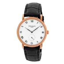 Patek Philippe — Patek Philippe 18K Rose Gold 33mm Calatrava # 3919 R Box Warranty 3919-R Minty — Watch — resale