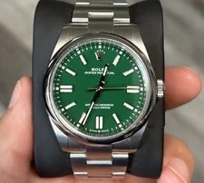 Rolex — May 2026 Rolex Oyster Perpetual 41mm Green Stainless Steel 134300 — Watch — resale