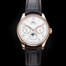 IWC — IWC IW3442-02 Portugieser Perpetual Calendar 42 Rose Gold 42.4mm Box Papers — Watch — resale