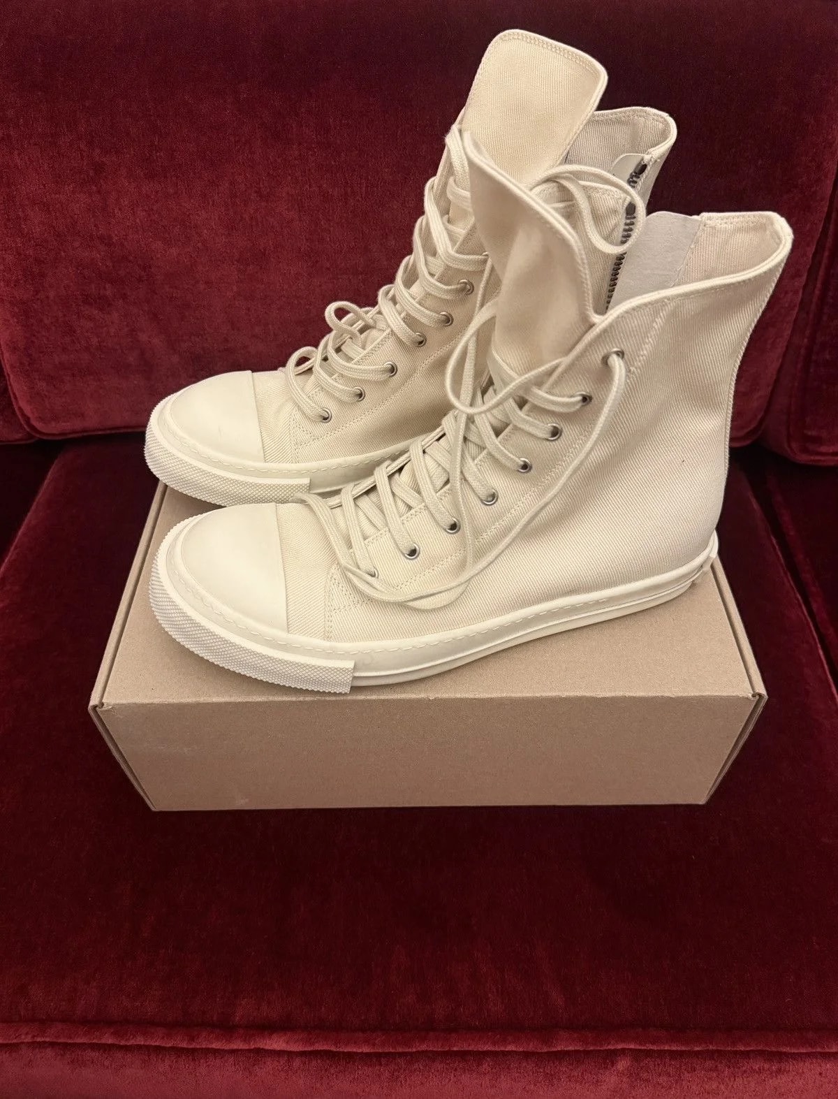 Rick Owens DRKSHDW — Rick Owens Drkshdw High Top Zipped — Sneaker — resale