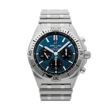 Breitling — Breitling Chronomat B01 Steel Auto 42mm Blue Dial Bracelet AB0134101C1A1 — Watch — resale