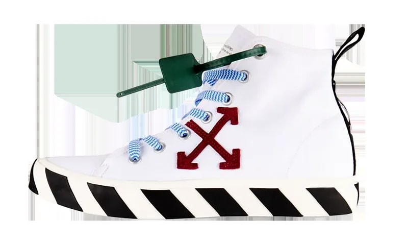 Off-White — Vulcanized Mid Top " / Arrow" 222607M236009 — Sneaker — resale