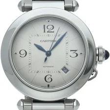 Cartier — Cartier Pasha de 41mm WSPA0009 Stainless Steel mensWatch Silve... — Watch — resale