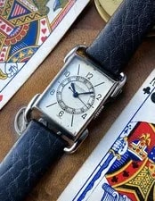 Jaeger-LeCoultre — 1933 Jaeger-LeCoultre Uniplan Steel Central Seconds Rectangular , Cal 438 — Watch — resale
