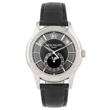 Patek Philippe — Patek Philippe Complications Annual Calendar White Gold Black Dial 40mm 5205G — Watch — resale