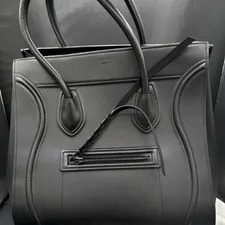 Celine — Celine Medium Luggage Satchel Top Handle Open Closure Inner Pockets — Handbag — resale