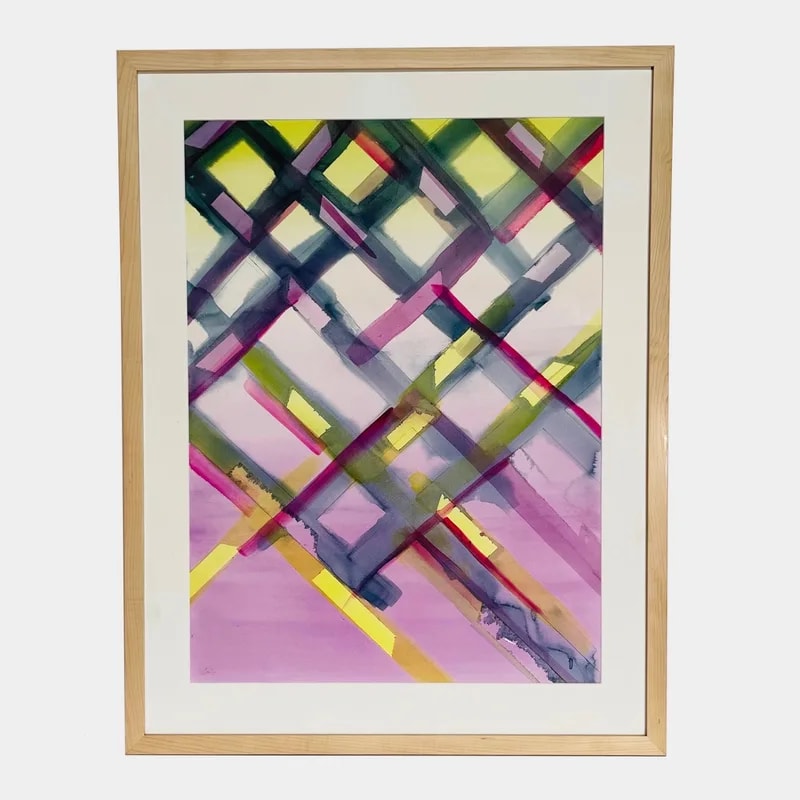 V Carter — Watercolor: Trellis — decorative_object — resale
