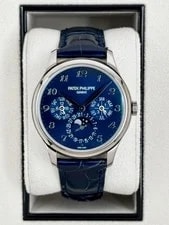 Patek Philippe — 2021 Patek Philippe Perpetual Calendar 39mm 5327G White Gold Blue Dial — Watch — resale