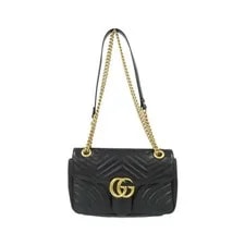 Gucci — Gucci GG Marmont 443497 Dtdit Quilted Chevron — Handbag — resale