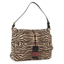 Fendi — Fendi Zebra Pattern Mamma Baguette Harako Auth am12114SAM — Handbag — resale