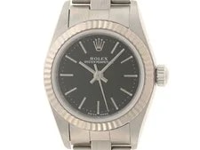 Rolex — Rolex Oyster Perpetual 76094 K18White Gold / Stainless Steel 24mm #DW1752 — Watch — resale