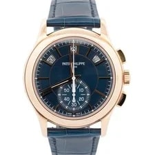 Patek Philippe — NEW Unworn Patek Philippe Complications Blue Annual Calendar Gold 5905R-010 BOX — Watch — resale
