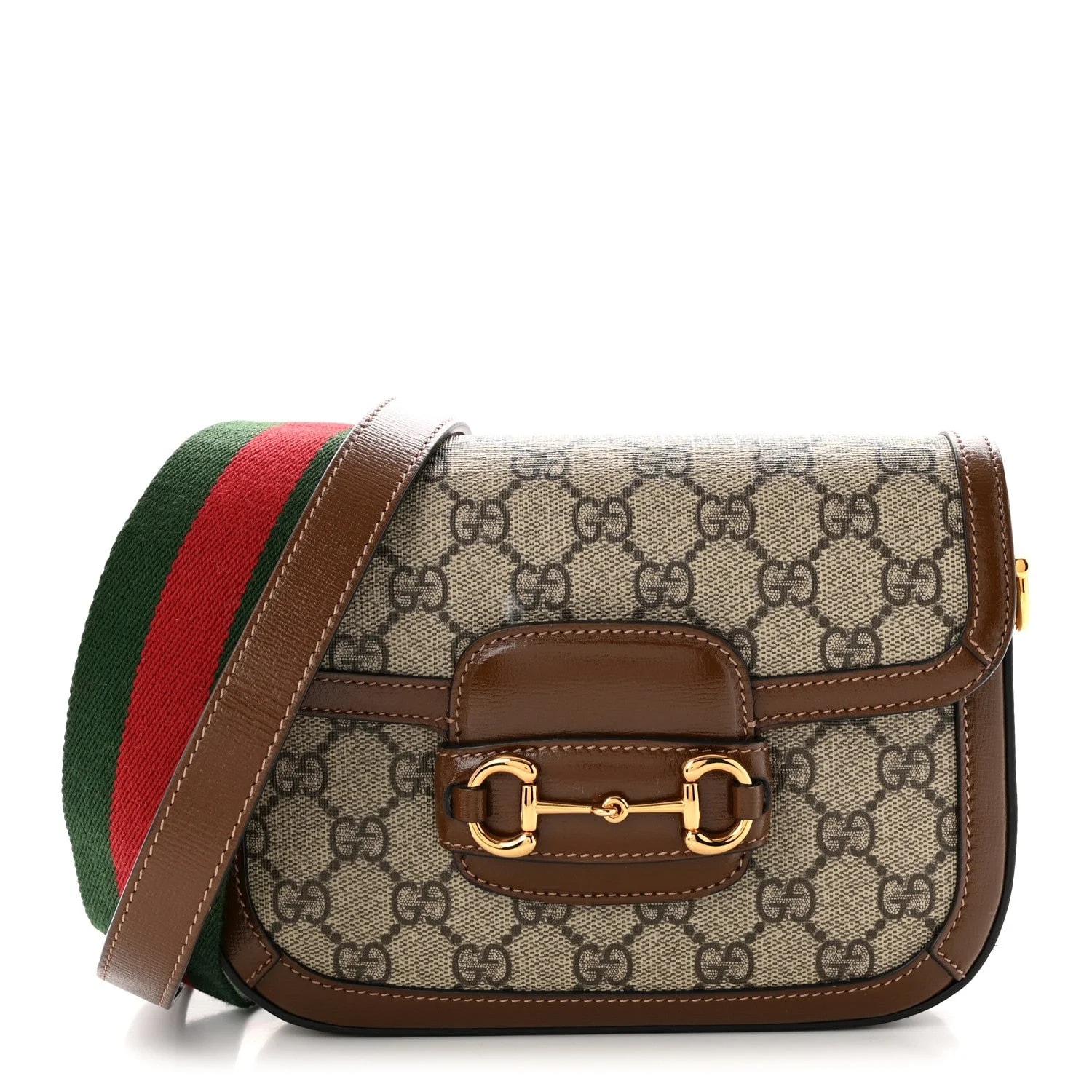 Gucci — Azalea Web Mini Horsebit 1955 Sugar — Handbag — resale
