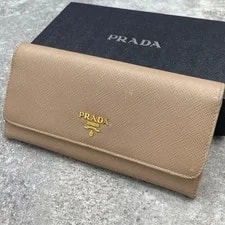 Prada — Good Condition Prada Martick Long Wallet From Japan — Handbag — resale
