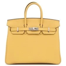Hermès — Hermes Birkin 25 Paille SilverMetal New, Unused, , Mad — Handbag — resale