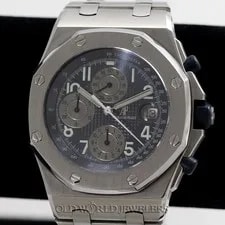Audemars Piguet — Audemars Piguet Royal Oak Offshore "Beast" Chronograph 25721ST Blue Dial Steel — Watch — resale