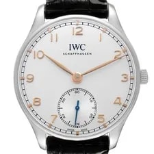 IWC — IWC Portugieser Automatic Steel Silver Dial IW358303 — Watch — resale