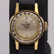 Omega — Dead Level Working Good Condition Omega Manual Wind Silver Dial Round Wri — Watch — resale