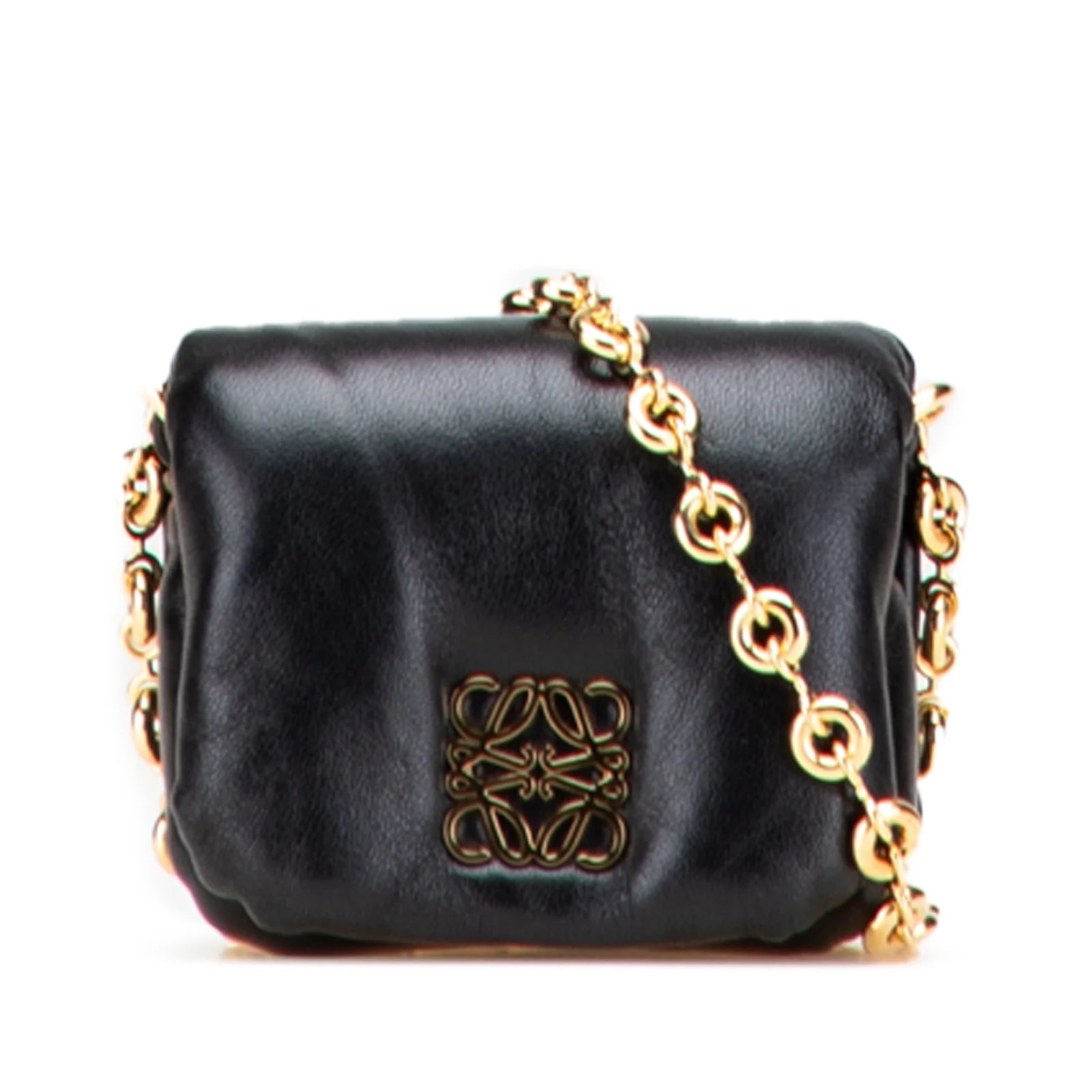 Loewe — Shiny Goya Puffer Case — Handbag — resale
