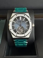 Audemars Piguet — Audemars Piguet Royal Oak Tourbillon 26730ST.OO.1320ST.02 SS Blue Hombre Dial — Watch — resale