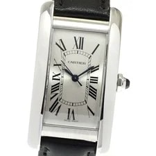 Cartier — Cartier Tank American WSTA0044 Silver Dial Automatic Boy's Watch_960844 — Watch — resale