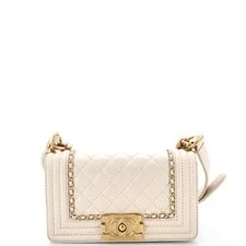 Chanel — Chanel Jacket Boy Flap Aged Small — Handbag — resale