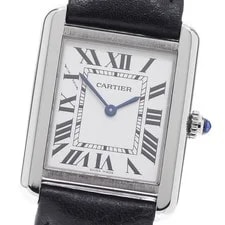 Cartier — Cartier Tank Solo SM WSTA0030 Silver Dial Quartz Watch_958816 — Watch — resale