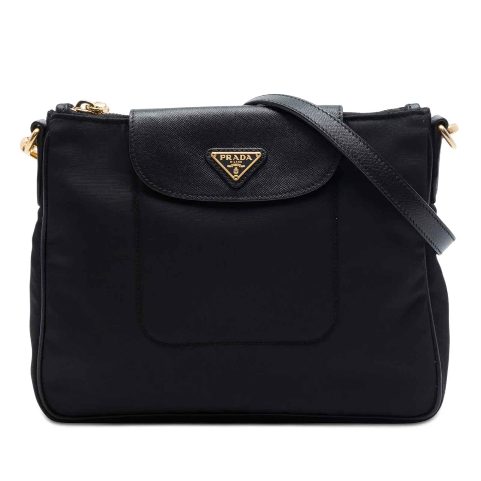 Prada — Trimmed Crossbody — Handbag — resale