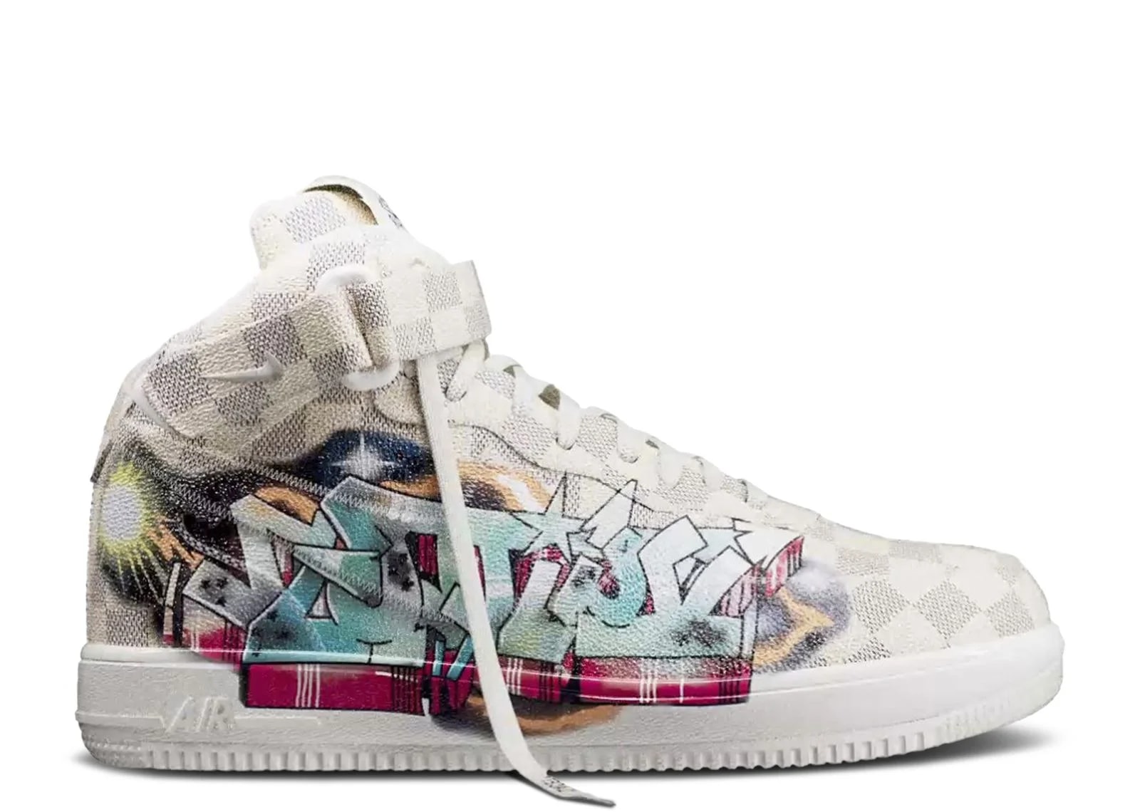 Louis Vuitton — Louis Vuitton X Air Force 1 Mid 'Graffiti' — Sneaker — resale