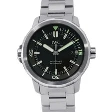 IWC — IWC Aquatimer IW328803 Stainless Steel 40mm Black Dial Automatic #TZW329 — Watch — resale
