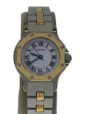 Cartier — Cartier Automatic Santos Octagon WHT SLV 202506MOH Done — Watch — resale