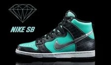 Nike SB — PreOwned Nike SB Dunk High X Supply Co Tiffany — Sneaker — resale
