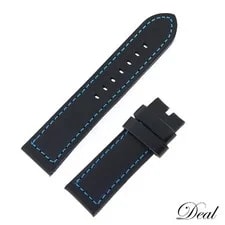 Panerai — Panerai Leather Strap for Buckle 24mm Black ’s Band — Watch — resale