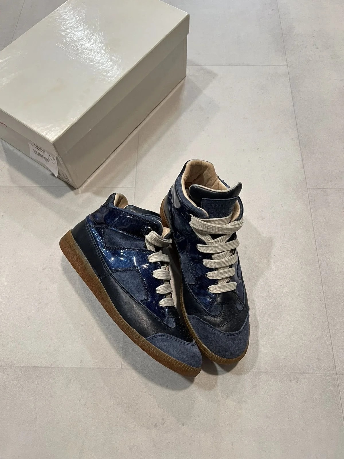 Maison Margiela — Maison Margiela Paneled Gat Mid Top — Sneaker — resale