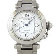 Cartier — Cartier Pasha C W31074M7 Date Automatic White — Watch — resale