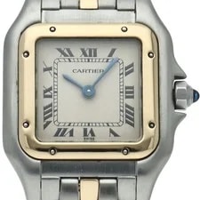 Cartier — Cartier Panthere SM 84083241 Gold 21mm Silver Dial Quartz With Box #LPW1598 — Watch — resale