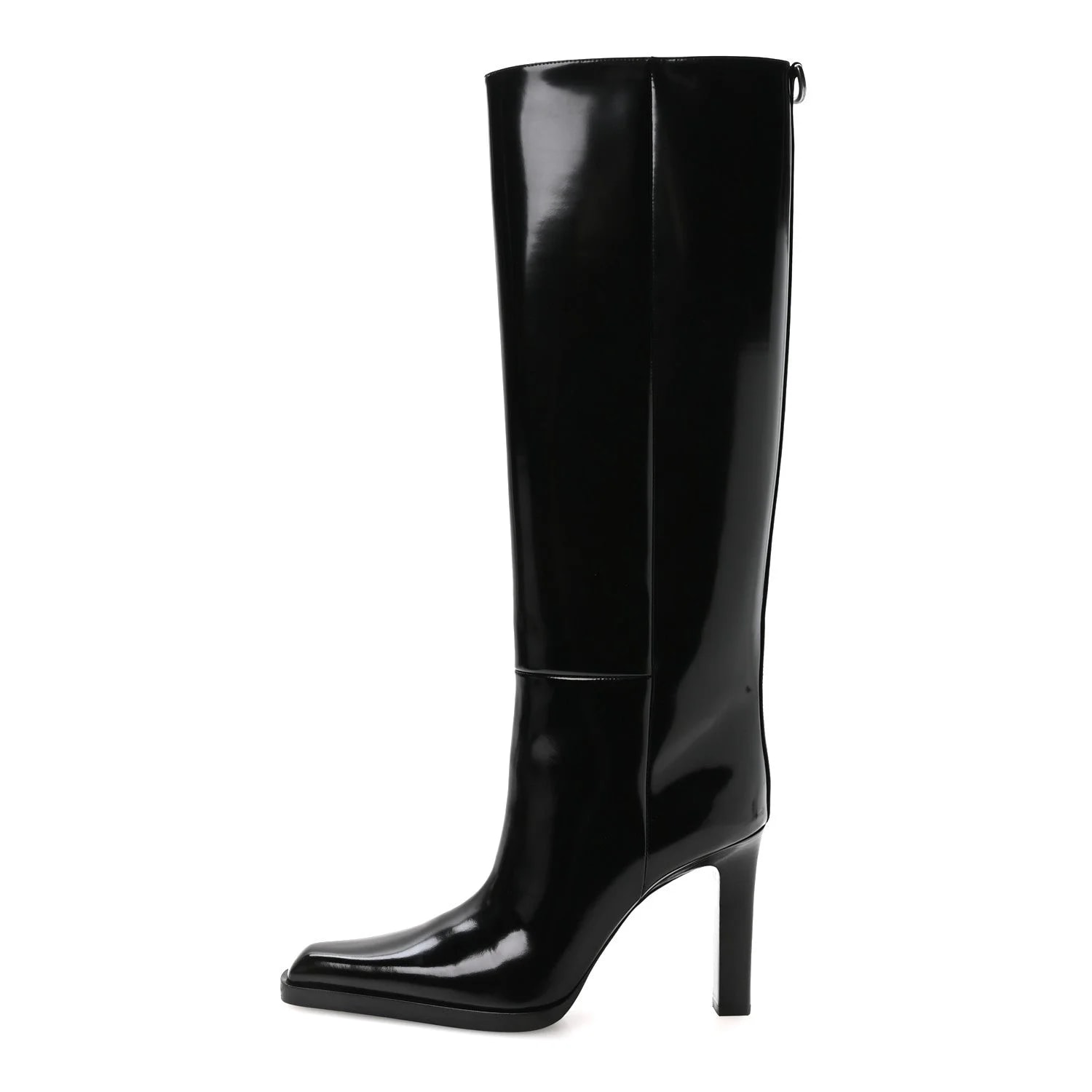 Saint Laurent — Vitello Marilyn Nina 95 Knee High 39 — Designer Shoe — resale