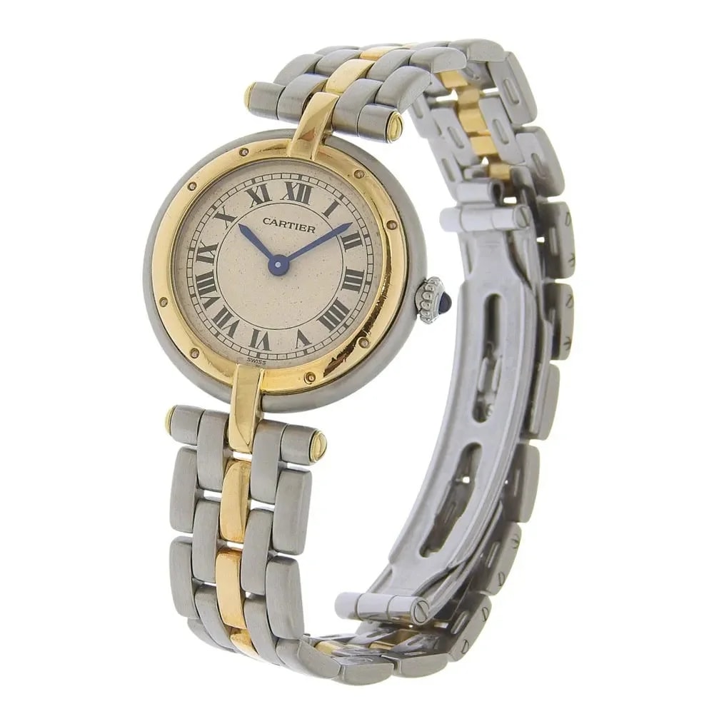 Cartier — Cartier Panthere Vendome Quartz Stainless Steel and Yellow Gold — Watch — resale