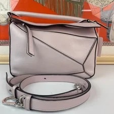 Loewe — Loewe Puzzle Small Pale Grained Crossbody Duty Paid — Handbag — resale