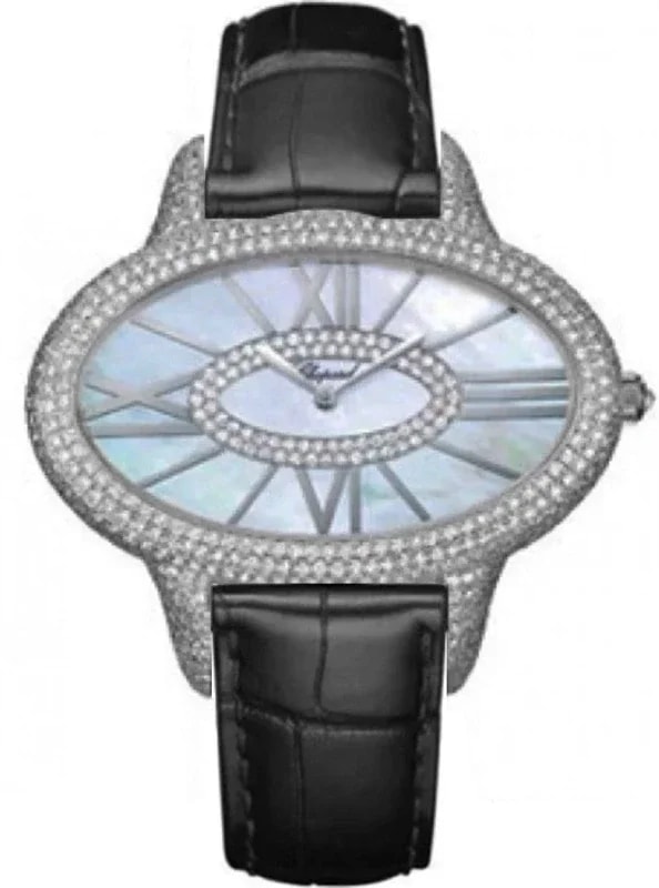 Worldofluxuryus — Chopard Classique 18K White Gold & Diamonds Lady's — Watch — resale