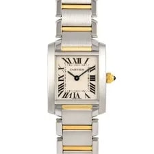 Cartier — Cartier W51027Q4 2384 Tank Francaise SM Ivory Dial PG SS US — Watch — resale