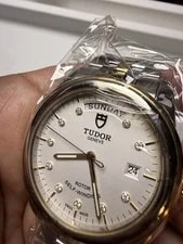 Tudor — Tudor Glamour Date+Day 39mm Automatic Two-Tone Diamond Dial — Watch — resale