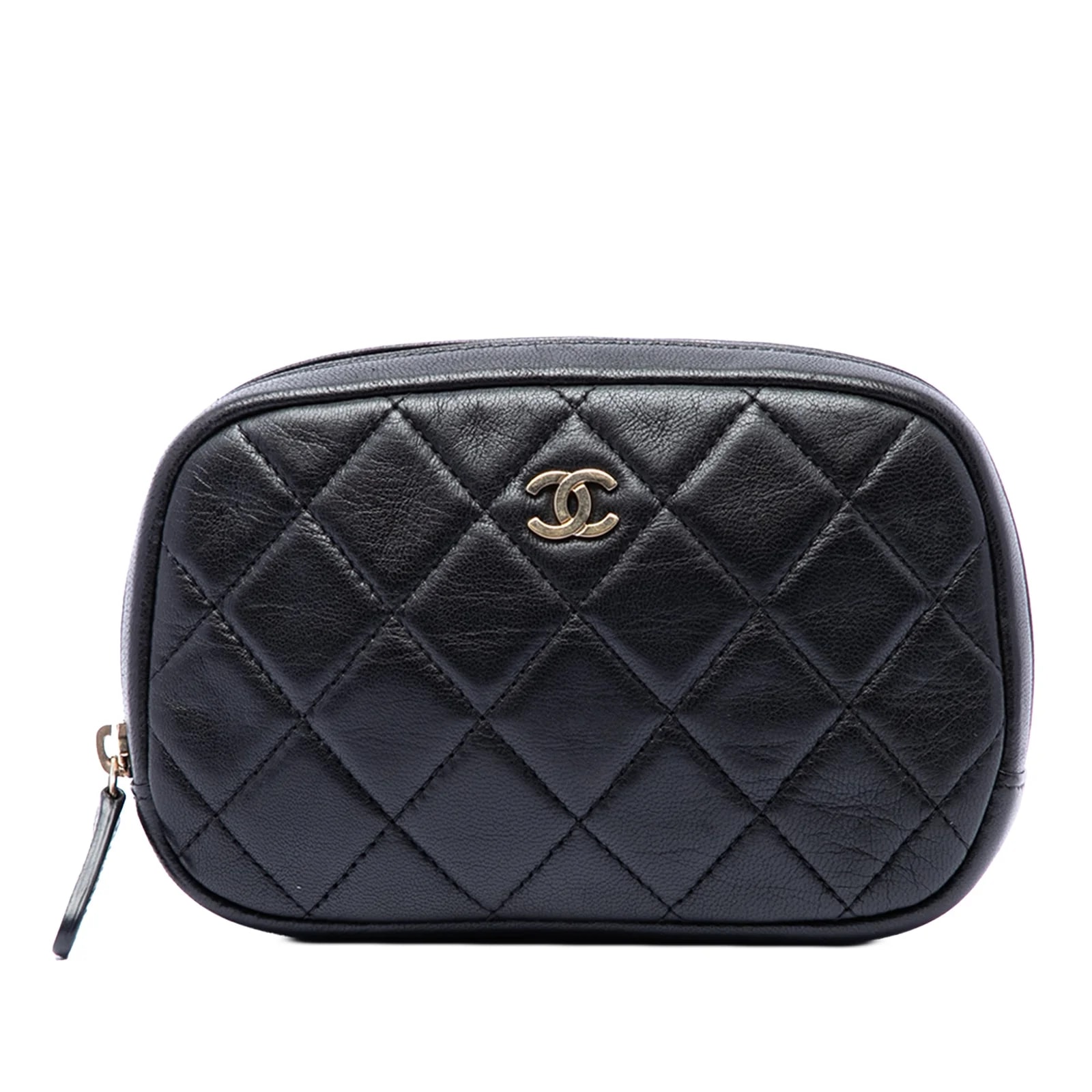 Chanel — CC Curvy Cosmetic Case — Handbag — resale