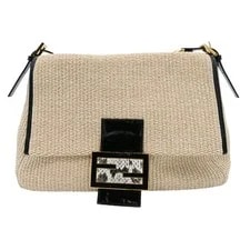 Fendi — Fendi | Straw Baguette — Handbag — resale
