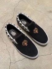 VANS — 9.5US Vans 9.5 Slip-On Tiger Embroidery Checkerboard LTD Collection — Sneaker — resale