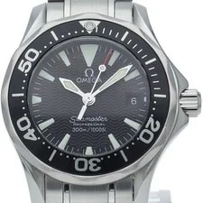 Omega — Omega Seamaster 300M Quartz 28mm 2284.50 Stainless Steel WomenWatch Black — Watch — resale