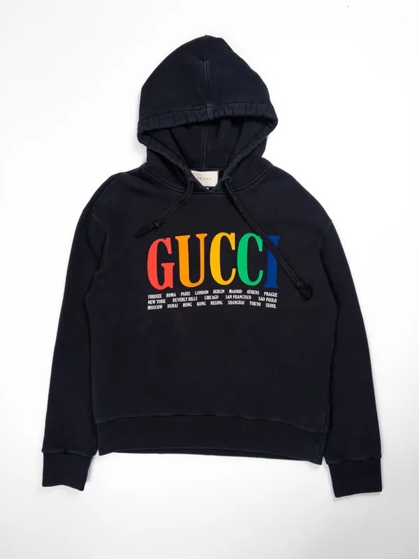 Gucci — Gucci 2018 Graphic Print Hoodie — Clothing — resale