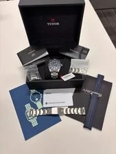 Tudor — Tudor Black Bay 58 Blue 79030B– ,OEM Bracelet,Rubber Strap,Uncle Bracelet — Watch — resale