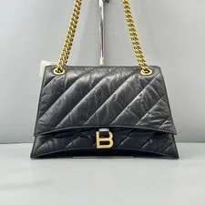 Balenciaga — Balenciaga Crush Medium Wrinkled Crossbody Duty — Handbag — resale