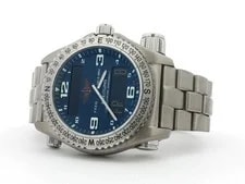 Breitling — Breitling Emergency Titanium Blue Dial 43MM Quartz Analog/Digital E76321 — Watch — resale